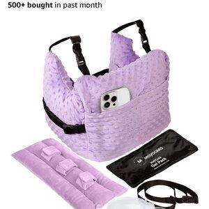 Lavender Mastectomy pillow with pockets and gel pad